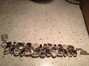 Bracelet I bought at the 59th annual Tucson gem and mineral show